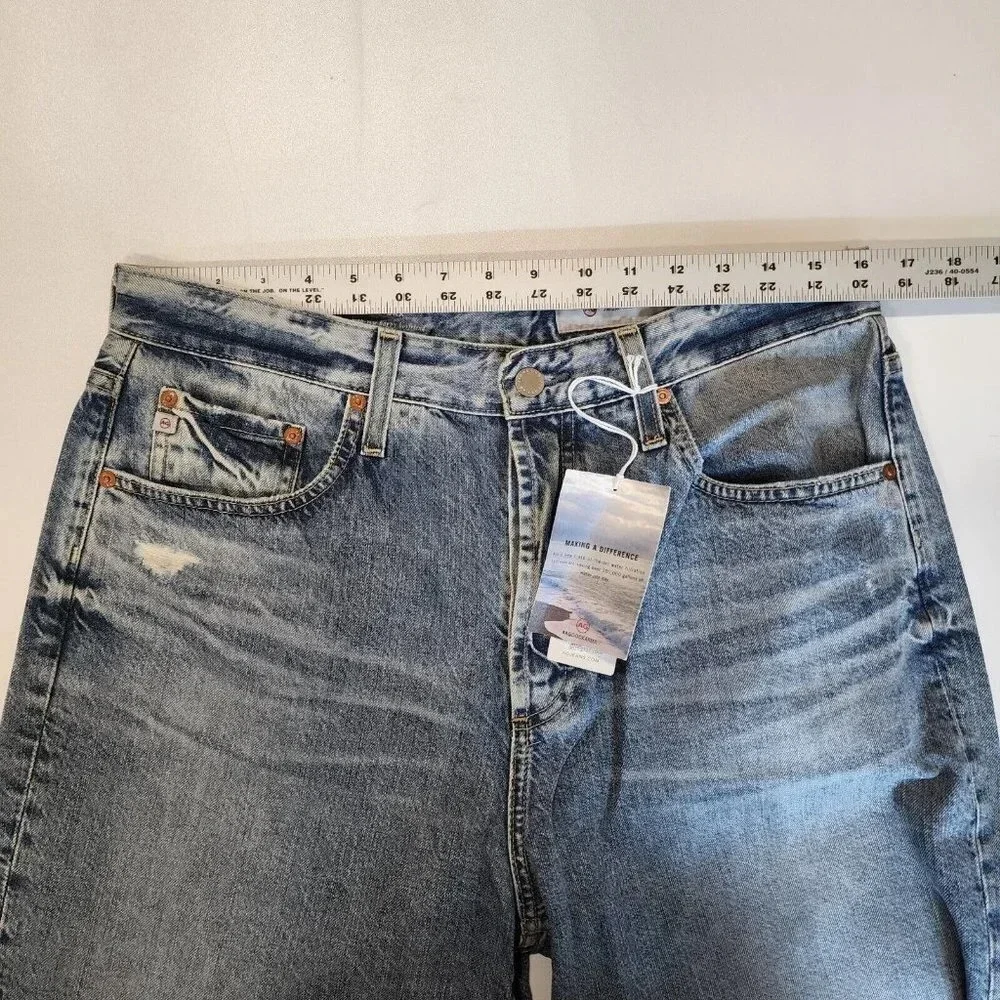 AG Adriano Goldschmied Women's Knoxx High Rise Baggy‎ Boyfriend Size 31 NWT $235